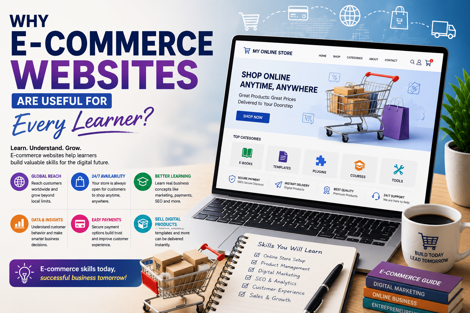 Why E-commerce Websites Are Useful for Every Learner?